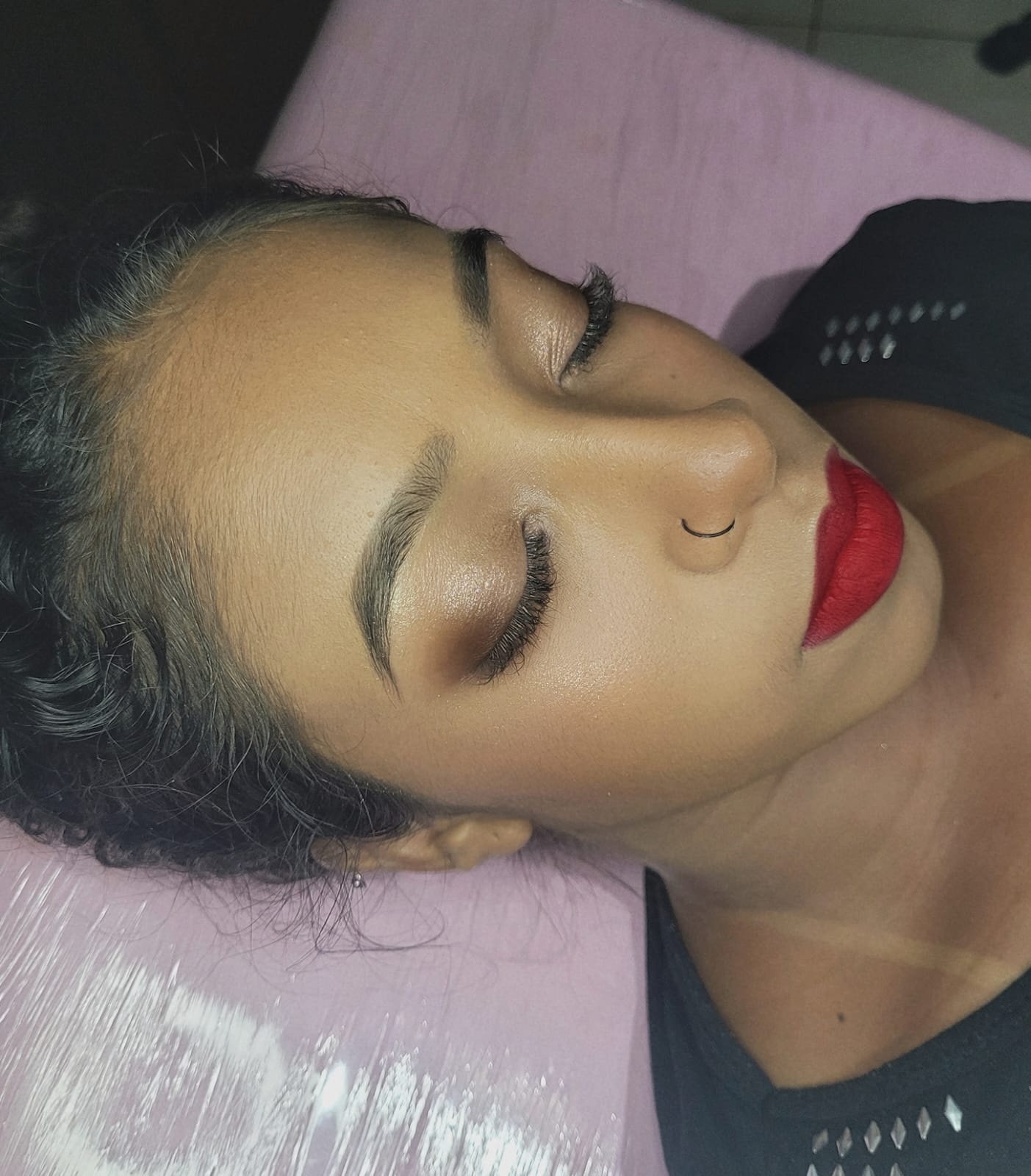 Trabalho de maquiagem