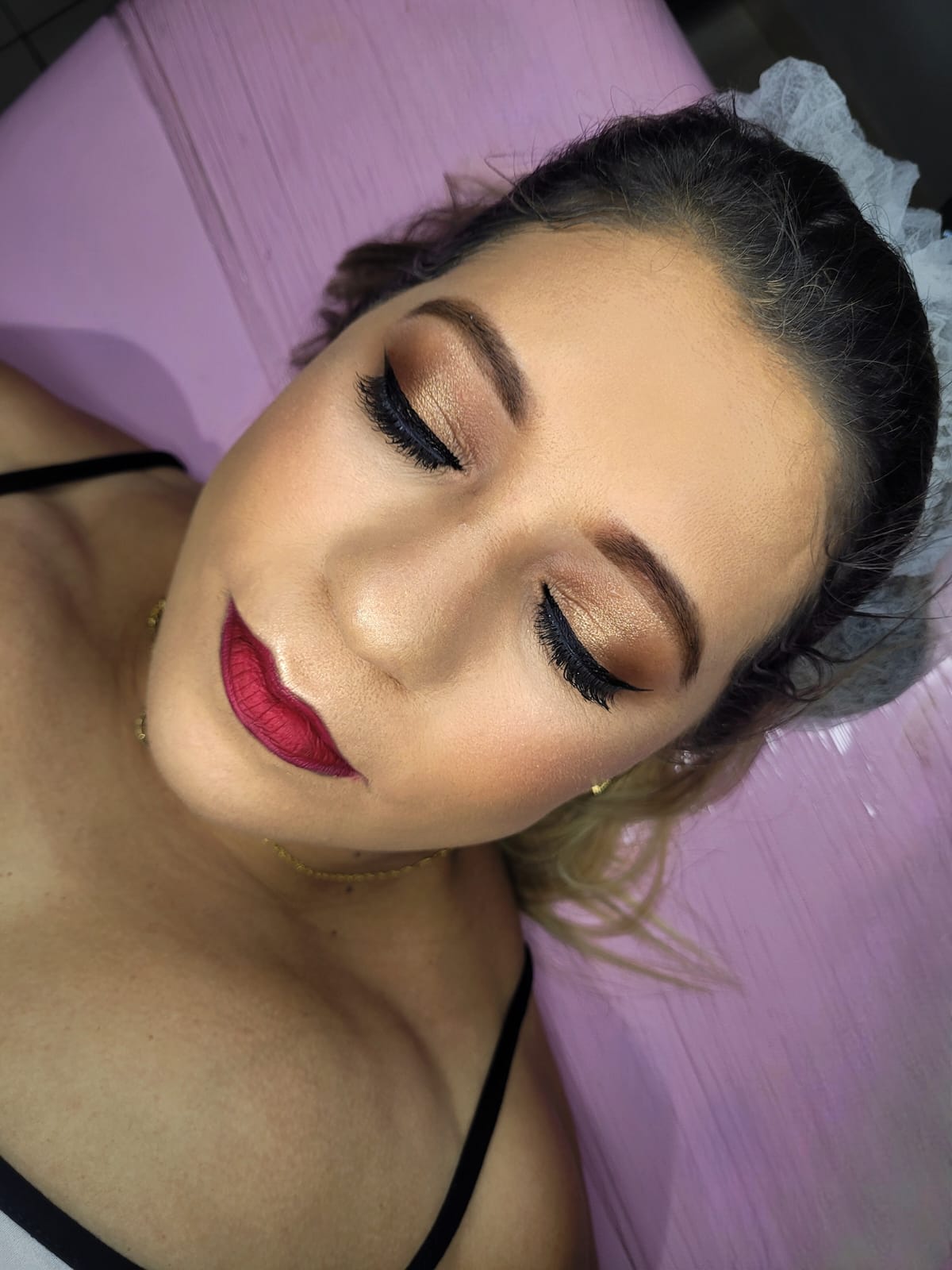 Trabalho de maquiagem