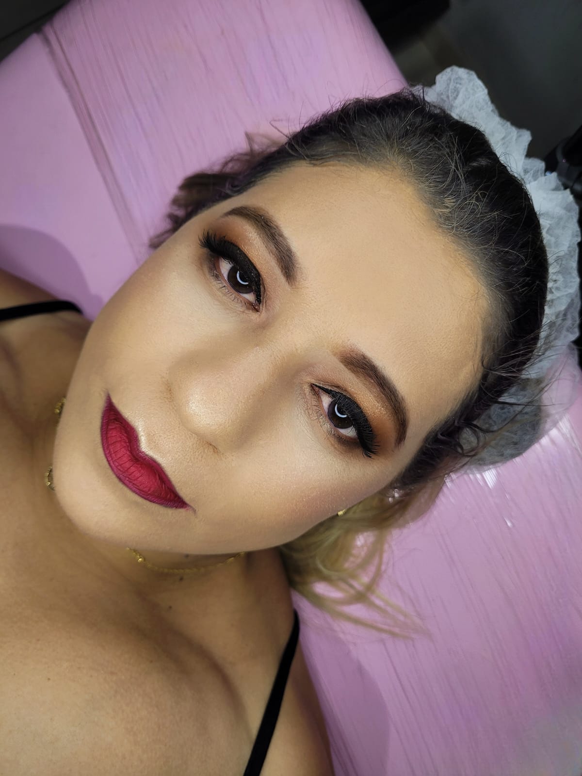 Trabalho de maquiagem